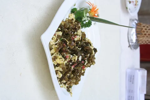 地皮菜炒鸡蛋 18元 (9)