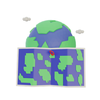 飞机旅游地图行程机票旅行模型免扣元素