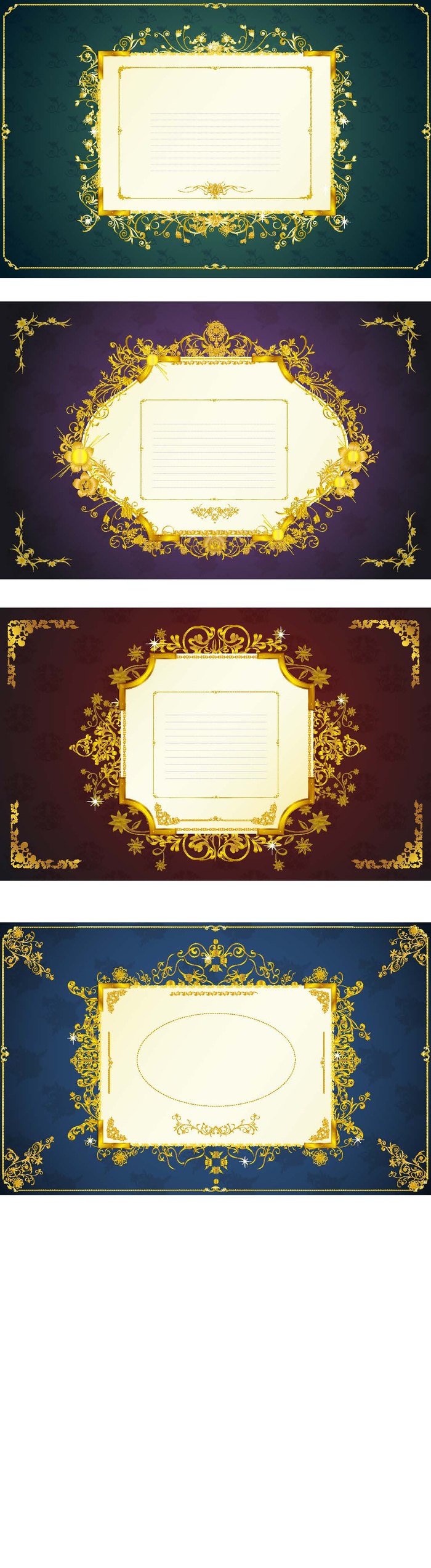 简约风古典名片海报边框图框插画插图素材AI矢量图 (51)