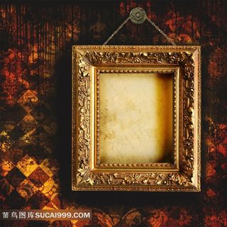 欧式复古相框素材