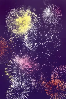 炫目烟花背景设计