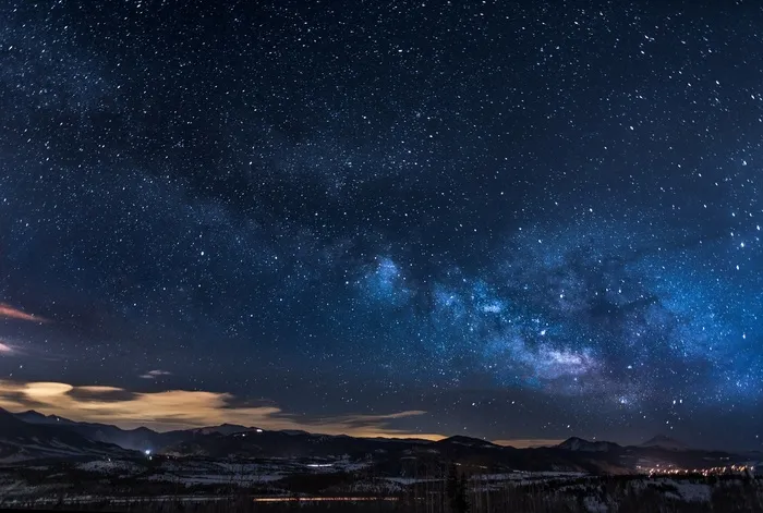 星空夜空繁星摄影自然风光星星