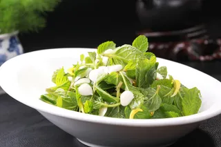 什香菜拌杏仁 (4)