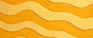 黄色橙色渐变波浪条纹