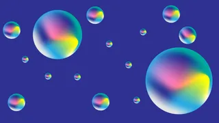 梦幻圆球背景图