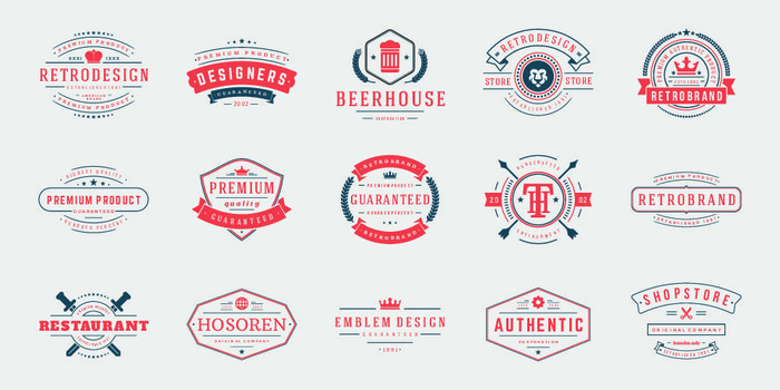 设计勋章标志素材