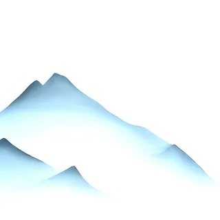 远处的山峰水墨风格png免抠