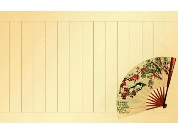 古风扇舞中国画