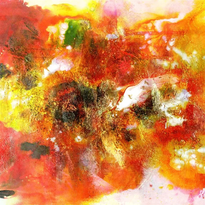 手绘抽象油画