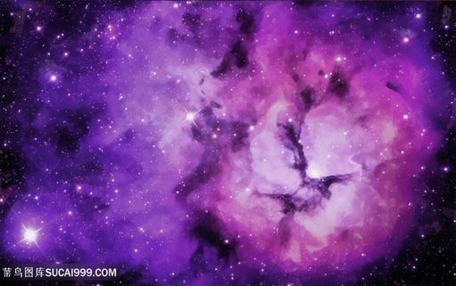 绚丽星空景色高清图