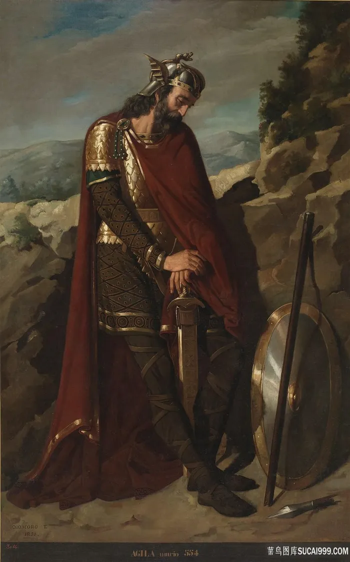 将军将士油画风景画