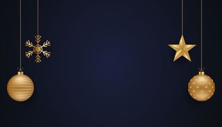 扁平风圣诞背景图片