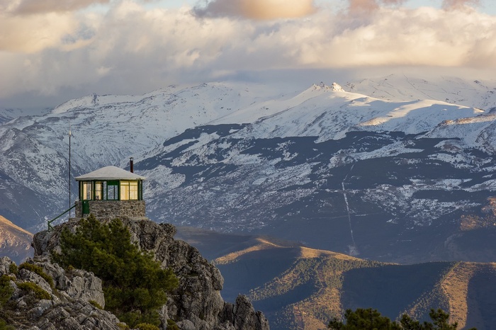 冬天白雪背景风景
