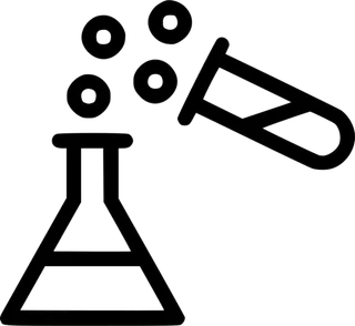 线条黑色烧杯少儿兴趣班素材