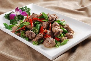 CXC01808尖椒仔鸡鲜麻辣味原料三黄鸡、线椒