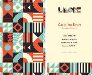 精美国外名片设计模板矢量素材