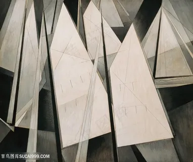 时尚简约艺术形状装饰画