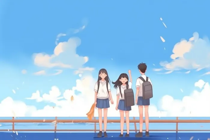 青春岁月毕业学生学校背景(1344x896)