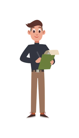 商务 人士  站着 看资料