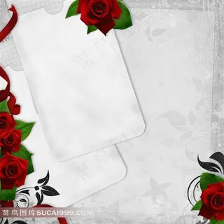 玫瑰花情人节贺卡素材图片下载 玫瑰花情人节贺卡素材图片下载