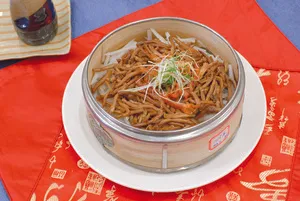  虾干土鱿蒸藉丝