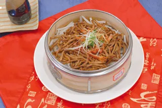  虾干土鱿蒸藉丝