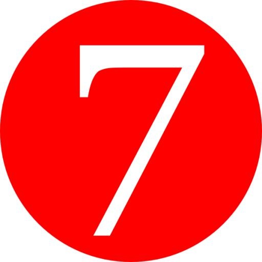 数字 7免抠(600x600)