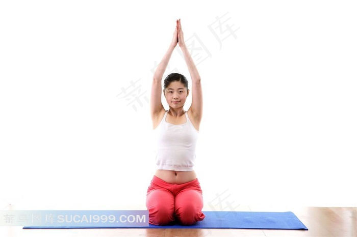 漂亮的瑜伽美女摄影
