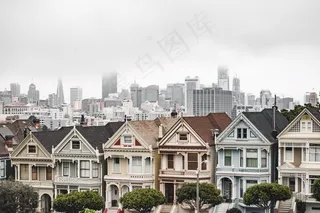 欧式建筑小别墅图片