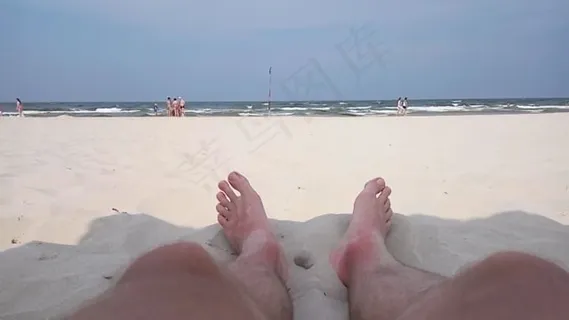 海滩, 海, 水, 腿, 夏天, 太阳, 海岸, 波罗的海