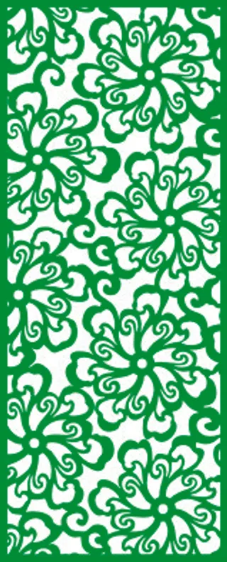 雕刻 田园 镂空 现代 边框