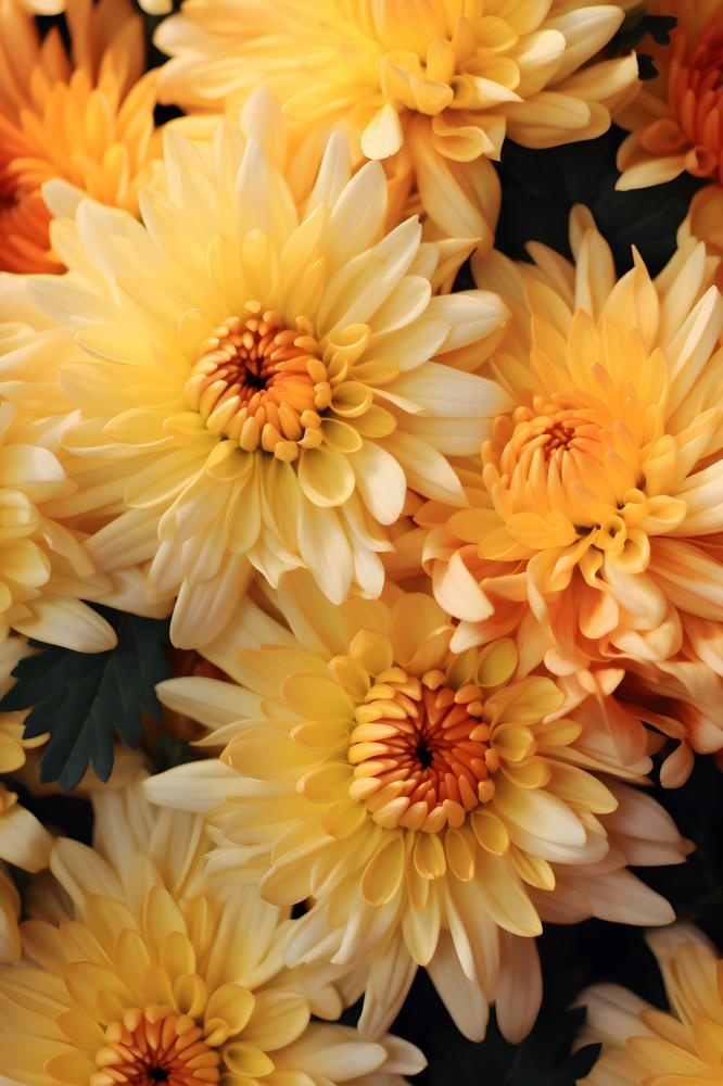 菊花光照摄影图