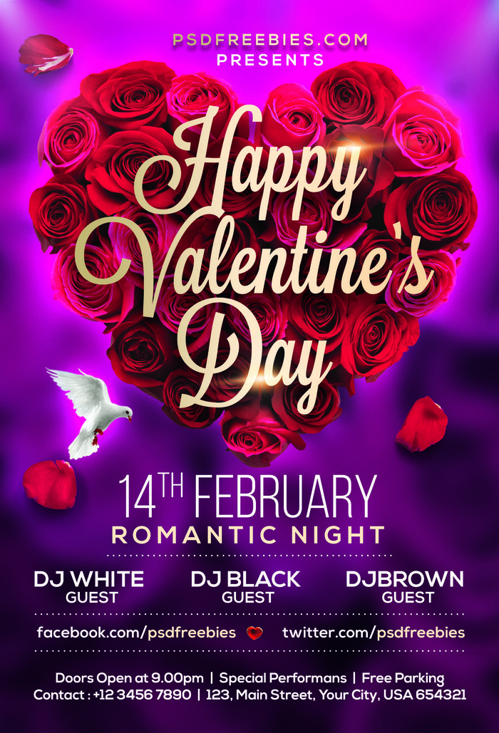 2.14情人节爱情psd模式