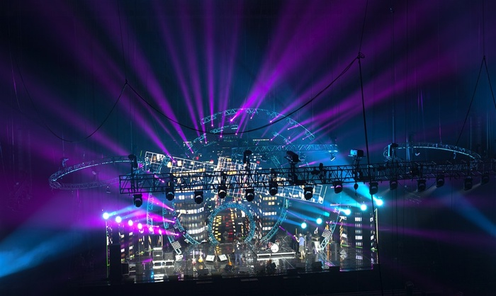 绚丽演唱会现场高清图片