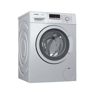 免抠银白色洗衣机实物图片