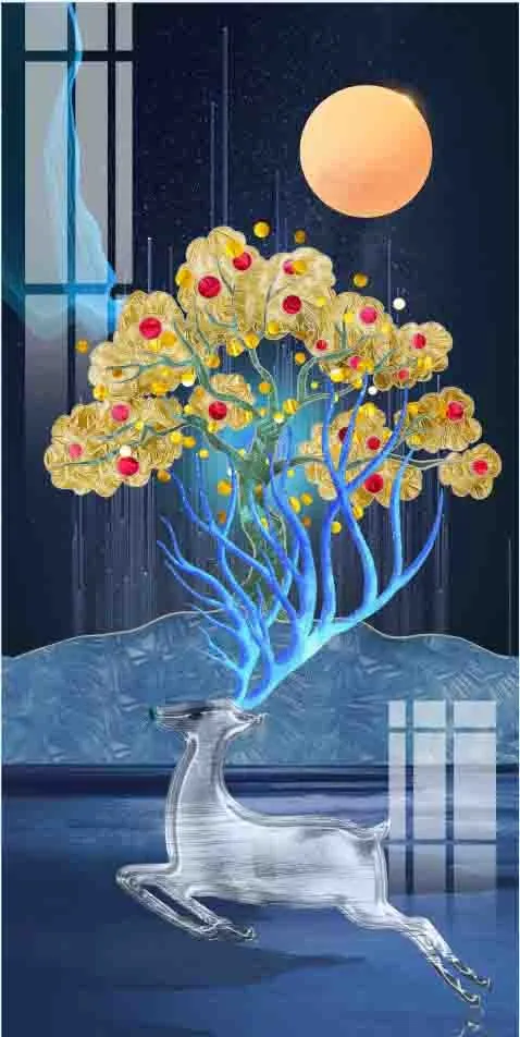北欧装饰画psd模版下载