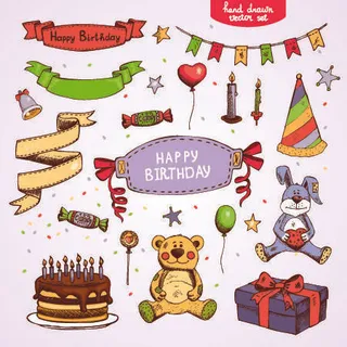 设计儿童生日背景 设计儿童生日背景