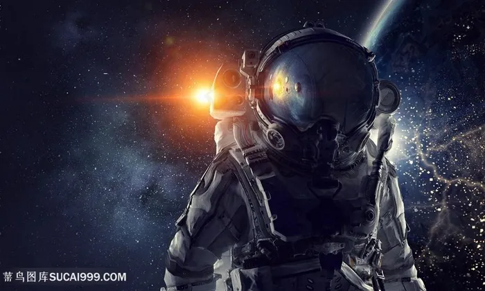 高清航天宇航员科幻特写图片