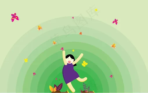 幼儿园开学季海报背景图片