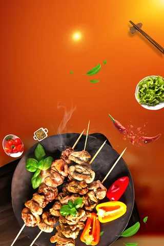 晚餐市场沙爹设计