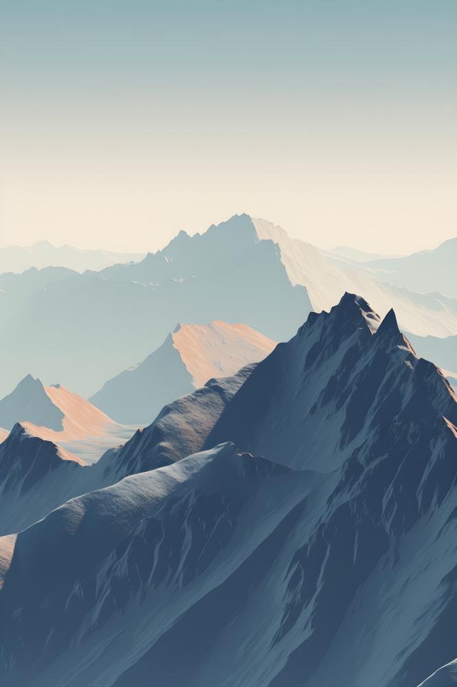 意境山脉云间背景(2400x3600)