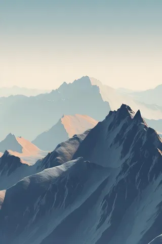 意境山脉云间背景