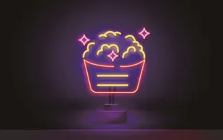 简约霓虹灯图片