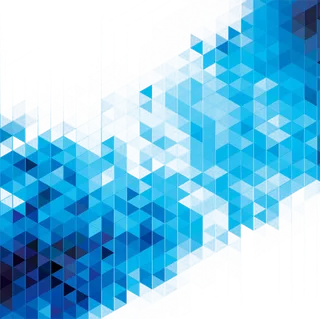 蓝色渐变色块拼接科技kv主视觉