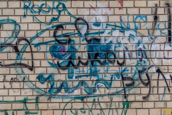 时尚墙壁涂鸦背景高清图