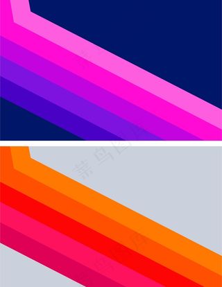 炫彩几何图形背景 几何艺术设计