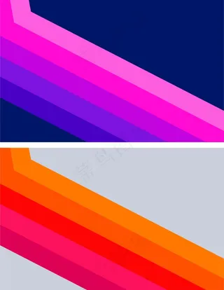 炫彩几何图形背景 几何艺术设计