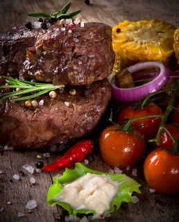 香煎牛排高清图片