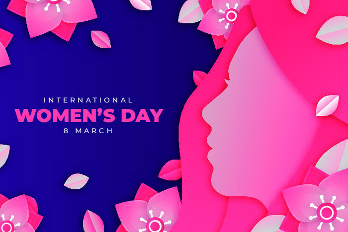 设计三八妇女节女神节背素材