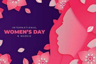 设计三八妇女节女神节背素材